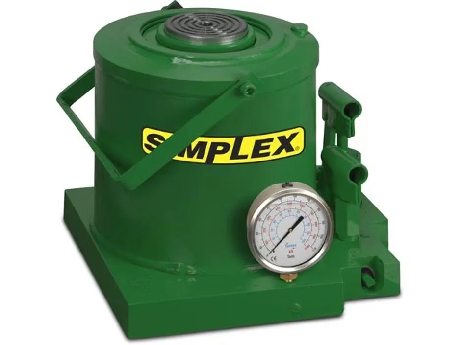 Simplex hydraulic cylinders Simplex HJ100A, Hydraulic Hand Jacks, 100 ton (889,6 kN) Capacity, 5.91 in (150 mm) Stroke