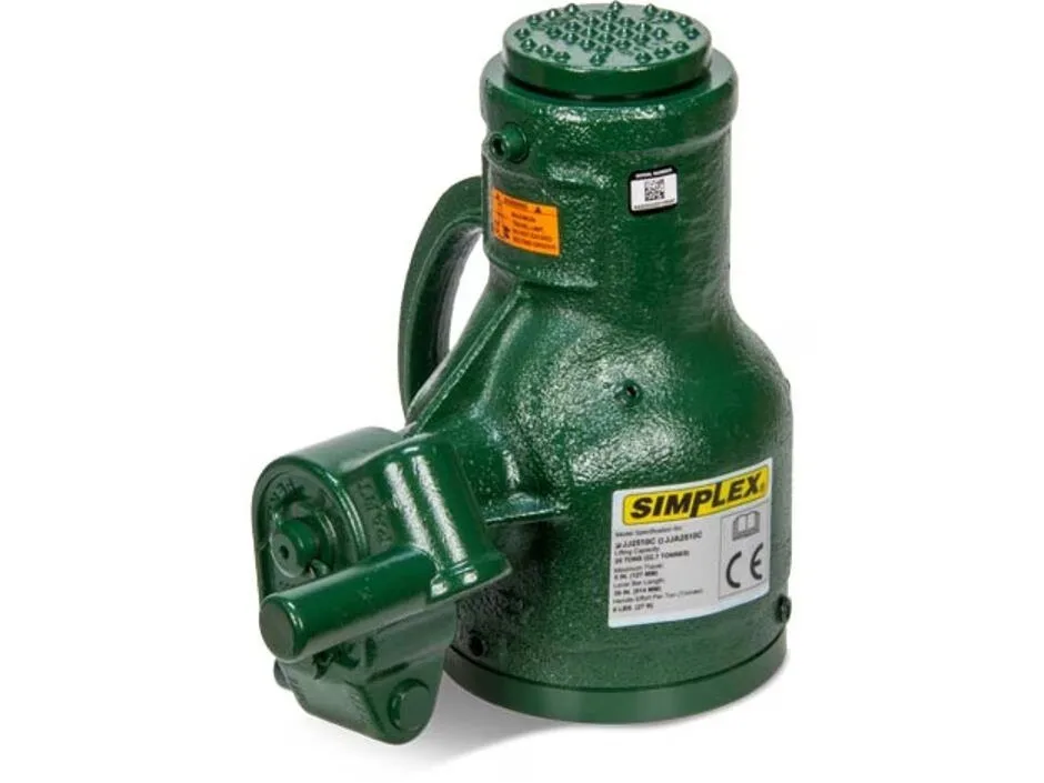 Simplex JJ2510C, Super Jacks, 25 ton (222,4 kN) Capacity, 5 in (127 mm) Stroke, Steel Jack Housing