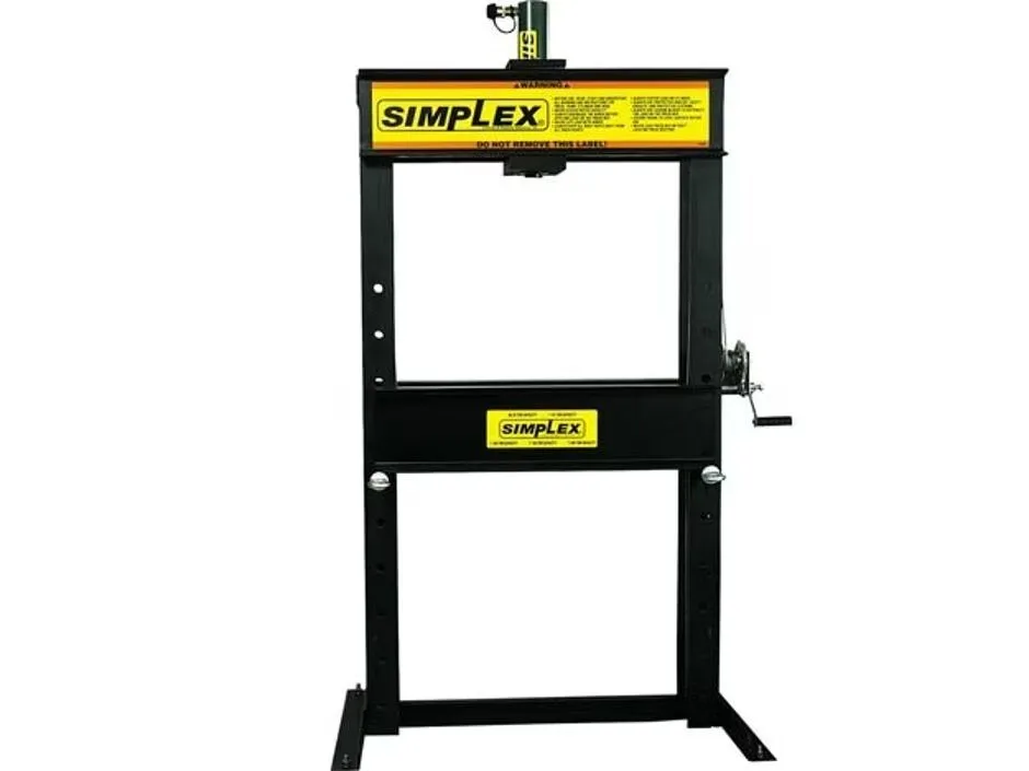 Simplex IS2514, 25 Ton, H-Frame Press with RS2514 Single-Acting Cylinder