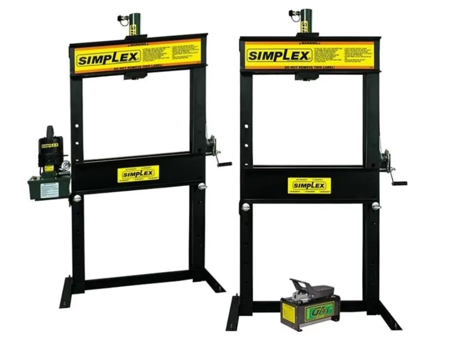 Simplex hydraulic tools Simplex Hydraulic Presses