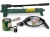 ST302HCA, 30 Ton, 2.5 in Stroke, Center Hole Hydraulic Cylinder and Steel Hand Pump Set